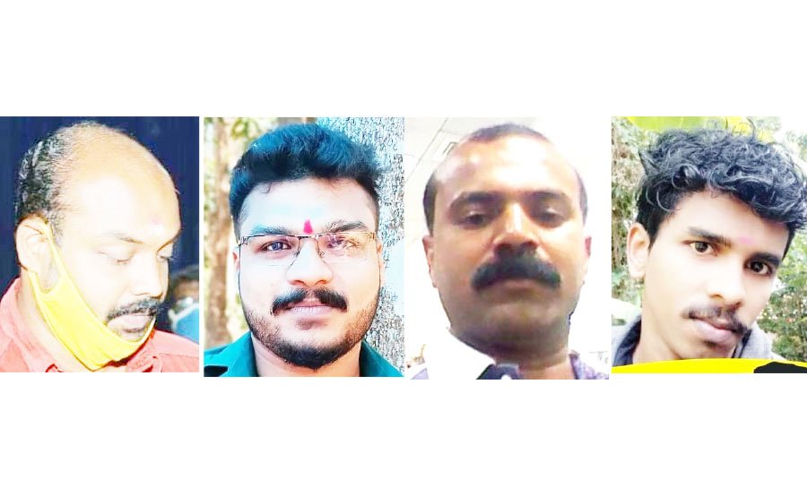ഹരിദാസ് വധക്കേസ്സിൽ 4 ബിജെപി പ്രവർത്തകർ അറസ്റ്റില്‍