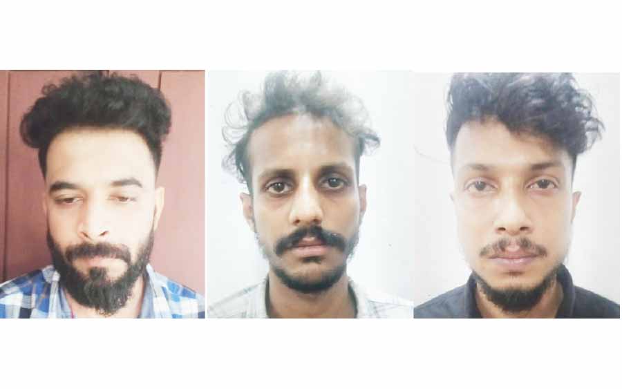 ഹോട്ടലുടമയുടെ കാറുകൾ അടിച്ചു തകർത്ത കേസ്സിൽ 3 ക്വട്ടേഷൻ പ്രതികൾ അറസ്റ്റിൽ